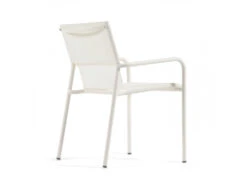 Aluminium Tuinstoel ZALTANA - Wit Wit -Lifetime || ESSENZA || Zuiver Winkel kave home zaltana 55153