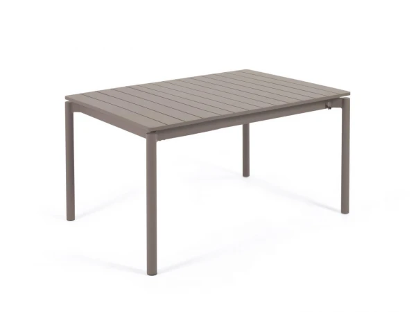 Uitschuifbare Aluminium Tuintafel ZALTANA - Bruin Bruin 3 Uitschuifbare Aluminium Tuintafel ZALTANA - Bruin Bruin