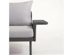 Loungeset Aluminium ZALTANA - Zwart Zwart 19 Loungeset Aluminium ZALTANA - Zwart Zwart -Lifetime || ESSENZA || Zuiver Winkel kave home zaltana 55229