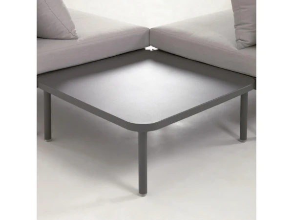 Loungeset Aluminium ZALTANA - Zwart Zwart 11 Loungeset Aluminium ZALTANA - Zwart Zwart - Afbeelding 9