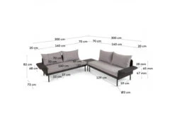 Loungeset Aluminium ZALTANA - Zwart Zwart 23 Loungeset Aluminium ZALTANA - Zwart Zwart -Lifetime || ESSENZA || Zuiver Winkel kave home zaltana 55233