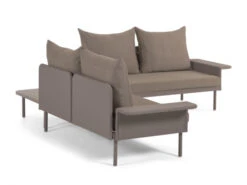 Loungeset Aluminium ZALTANA - Bruin Bruin -Lifetime || ESSENZA || Zuiver Winkel kave home zaltana 55241