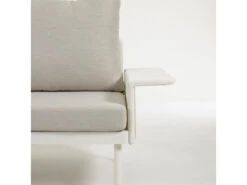 Loungeset Aluminium ZALTANA - Wit Wit -Lifetime || ESSENZA || Zuiver Winkel kave home zaltana 55253