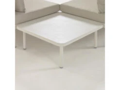 Loungeset Aluminium ZALTANA - Wit Wit -Lifetime || ESSENZA || Zuiver Winkel kave home zaltana 55255