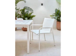 Tuinset ZALTANA - Wit Wit 15 Tuinset ZALTANA - Wit Wit -Lifetime || ESSENZA || Zuiver Winkel kave home zaltana 56040