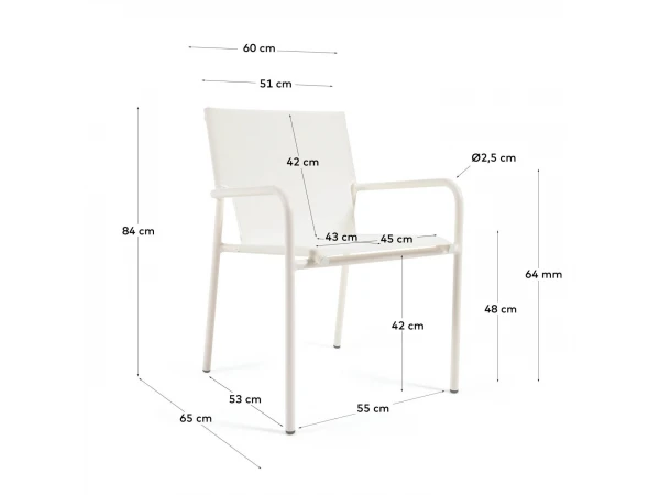 Tuinset ZALTANA - Wit Wit 14 Tuinset ZALTANA - Wit Wit - Afbeelding 12