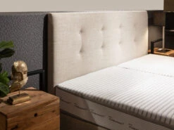 Boxspring NOA - Beige Beige -Lifetime || ESSENZA || Zuiver Winkel kreamat noa 60703