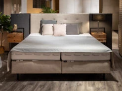 Boxspring NOA - Beige Beige -Lifetime || ESSENZA || Zuiver Winkel kreamat noa 60704