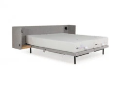 Elektrische Boxspring PAN Incl. Matras, Hoofdbord En Lampen Grijs -Lifetime || ESSENZA || Zuiver Winkel kreamat pan 49881
