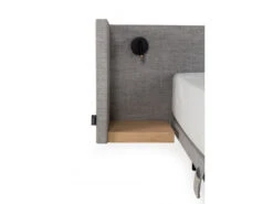 Elektrische Boxspring PAN Incl. Matras, Hoofdbord En Lampen Grijs -Lifetime || ESSENZA || Zuiver Winkel kreamat pan 49883