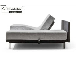 Elektrische Boxspring PAN Incl. Matras, Hoofdbord En Lampen Grijs -Lifetime || ESSENZA || Zuiver Winkel kreamat pan 49901