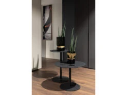 Bijzettafel SPARTA Hoog - Zwart Zwart -Lifetime || ESSENZA || Zuiver Winkel kreamat sparta 50874