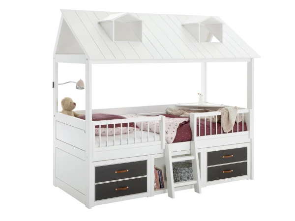 Lifetime Kajuitbed BEACHHOUSE Met Accessoires - Wit Gelakt Wit 4 Lifetime Kajuitbed BEACHHOUSE Met Accessoires - Wit Gelakt Wit - Afbeelding 2