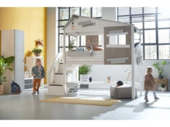 Lifetime Halfhoog Hutbed THE HIDEOUT - Whitewash Wit 11 Lifetime Halfhoog Hutbed THE HIDEOUT - Whitewash Wit -Lifetime || ESSENZA || Zuiver Winkel lifetime life time 45393