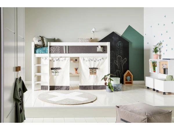 Poef LIFETIME - Grijs Velours Lichtgrijs 4 Poef LIFETIME - Grijs Velours Lichtgrijs - Afbeelding 2