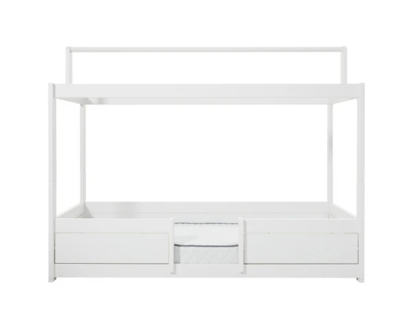 Lifetime 4-in-1 Bed Met Stoffen Dak CANOE - Wit Wit 7 Lifetime 4-in-1 Bed Met Stoffen Dak CANOE - Wit Wit - Afbeelding 5