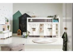 Lifetime Halfhoogslaper Met Rolbodem CACTUS - Wit Wit