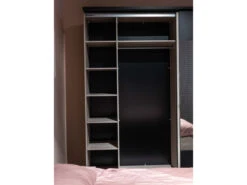 Schuifdeurkast LIMA - Lichtgrijs Eiken Grijs 25 Schuifdeurkast LIMA - Lichtgrijs Eiken Grijs -Lifetime || ESSENZA || Zuiver Winkel meubar lima slaapkamer 70844