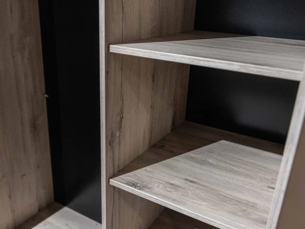 Schuifdeurkast LIMA - Lichtgrijs Eiken Grijs 16 Schuifdeurkast LIMA - Lichtgrijs Eiken Grijs - Afbeelding 14