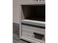 2-persoonbed Met 2 Nachttafels LIMA - Lichtgrijs Eiken Hout -Lifetime || ESSENZA || Zuiver Winkel meubar lima slaapkamer 70866