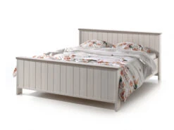 Bed 160x200 YORK - Lariks & Crystal Oak Beige Beige