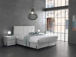 Boxspring BERLIN Excl. Matras - Lichtgrijs Lichtgrijs -Lifetime || ESSENZA || Zuiver Winkel molti berlin 70059
