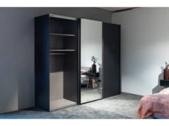 Kleerkast SAVENA Met Spiegel - Basalt Grijs Grijs 15 Kleerkast SAVENA Met Spiegel - Basalt Grijs Grijs -Lifetime || ESSENZA || Zuiver Winkel nolte savena 51097