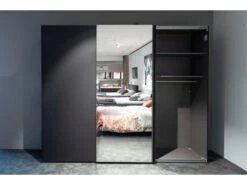 Kleerkast SAVENA Met Spiegel - Basalt Grijs Grijs 19 Kleerkast SAVENA Met Spiegel - Basalt Grijs Grijs -Lifetime || ESSENZA || Zuiver Winkel nolte savena 51101