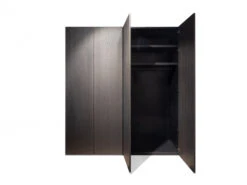 Draaideurkast ALPHA - Donkergrijs Eikenfineer Grijs -Lifetime || ESSENZA || Zuiver Winkel novamobili alpha 64042