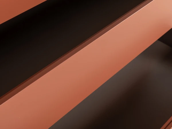 Commode Met Spiegel En Hangrek EASY Oranje 6 Commode Met Spiegel En Hangrek EASY Oranje - Afbeelding 4