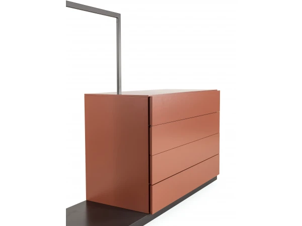 Commode Met Spiegel En Hangrek EASY Oranje 13 Commode Met Spiegel En Hangrek EASY Oranje - Afbeelding 11