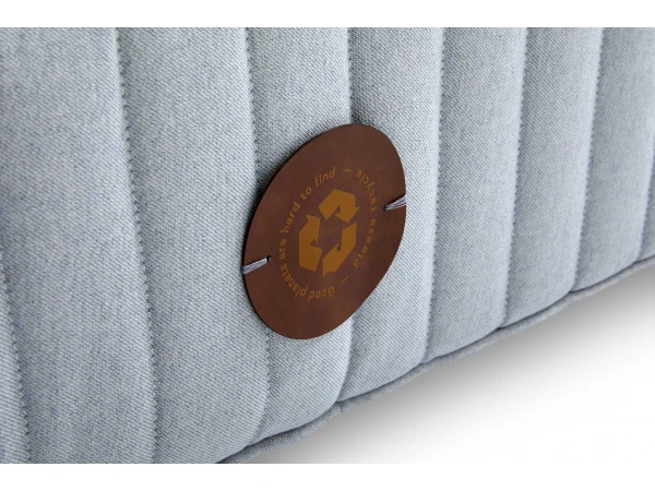 Ecologische Matras RECIRCLE - Firm Blauw 4 Ecologische Matras RECIRCLE - Firm Blauw - Afbeelding 2