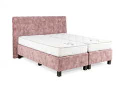 Boxspring Met 2 Delige Matras SOHO - Roos Roze