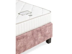Boxspring Met 2 Delige Matras SOHO - Roos Roze -Lifetime || ESSENZA || Zuiver Winkel polypreen soho 64163