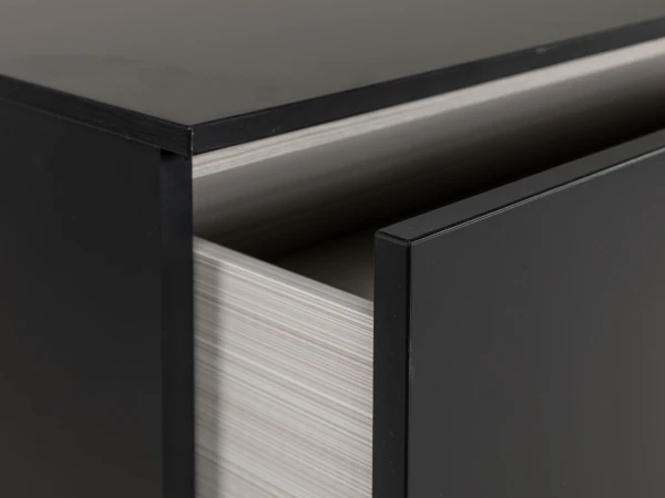Commode Met 4 Laden 20 UP - Zwart Zwart 12 Commode Met 4 Laden 20 UP - Zwart Zwart - Afbeelding 10