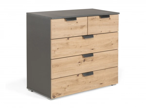 Commode ADITIO - Eik Grijs Hout 3 Commode ADITIO - Eik Grijs Hout