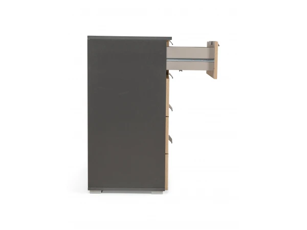 Commode ADITIO - Eik Grijs Hout 7 Commode ADITIO - Eik Grijs Hout - Afbeelding 5