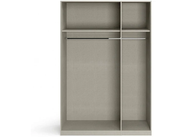 Draaideurkast ALABAMA - Wit Wit 5 Draaideurkast ALABAMA - Wit Wit - Afbeelding 3