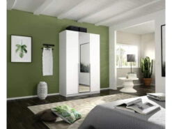 Draaideurkast ALABAMA Met Spiegel - Wit Wit 6 Draaideurkast ALABAMA Met Spiegel - Wit Wit -Lifetime || ESSENZA || Zuiver Winkel rauch alabama 45589