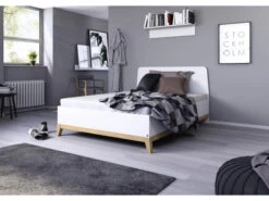 Bed 140x200 CARLSSON - Wit Wit -Lifetime || ESSENZA || Zuiver Winkel rauch carlsson 32355