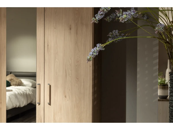 Kleerkast EVELYN - Jackson Hickory Hout 6 Kleerkast EVELYN - Jackson Hickory Hout - Afbeelding 4