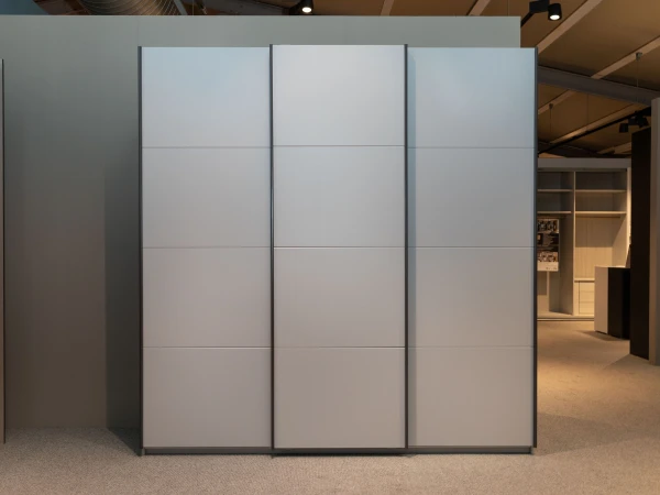 Schuifdeurkast KULMBACH - Grijs Grijs 3 Schuifdeurkast KULMBACH - Grijs Grijs