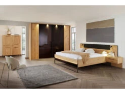 Schuifdeurkast MIRELA - Hout/Glas Hout 5 Schuifdeurkast MIRELA - Hout/Glas Hout -Lifetime || ESSENZA || Zuiver Winkel rauch mirela 66426