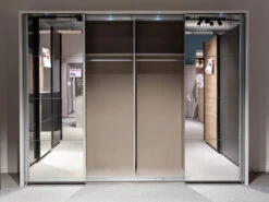 Kleerkast SYNCRONO Met Spiegel - Wit Wit 12 Kleerkast SYNCRONO Met Spiegel - Wit Wit -Lifetime || ESSENZA || Zuiver Winkel rauch syncrono 53673