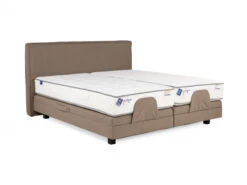Elektrische Boxspring Incl. Hoofdbord MILANO - Bruin Bruin
