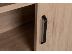 Boekenkast BIZZY - Eik/zwart Hout -Lifetime || ESSENZA || Zuiver Winkel richter design bizzy 38850