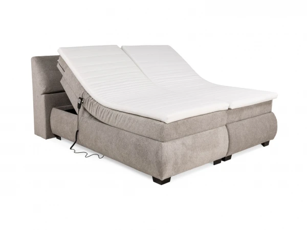 Elektr. Boxspring Incl. Matras En Topper CINCINATTI - Beige Beige 7 Elektr. Boxspring Incl. Matras En Topper CINCINATTI - Beige Beige - Afbeelding 5