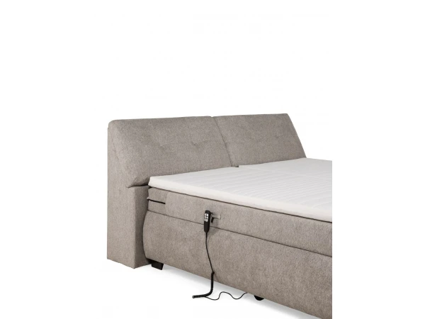 Elektr. Boxspring Incl. Matras En Topper CINCINATTI - Beige Beige 19 Elektr. Boxspring Incl. Matras En Topper CINCINATTI - Beige Beige - Afbeelding 17