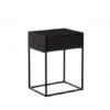 Kast Nachtkastje MILAN - Zwart Zwart