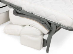 Zetelbed MONTREAL - Wit Leder Wit -Lifetime || ESSENZA || Zuiver Winkel richter design montreal 70539
